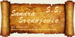 Sandra Sredojević vizit kartica